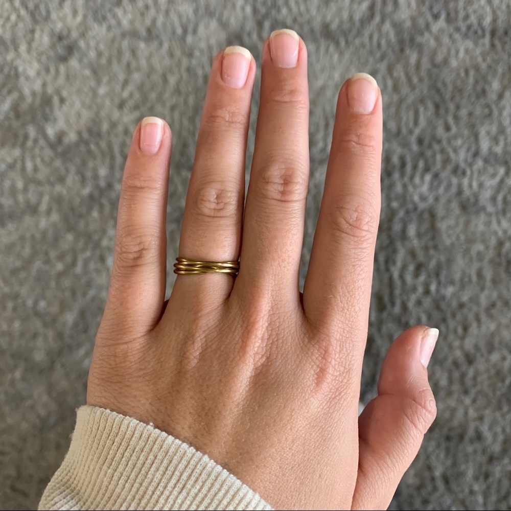 Kinsley Armelle Gold Layered Ring